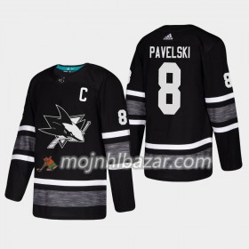 Dresovi San Jose Sharks Joe Pavelski 8 2019 All-Star Adidas Crna Authentic - Muške